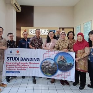 Gambar 2. Foto Bersama MM FBE UBAYA dan MM Universitas Mercu Buana